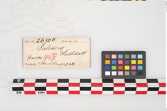 Etikett zu Eisengriffdornmesser (NHMW-PRAE-026506)